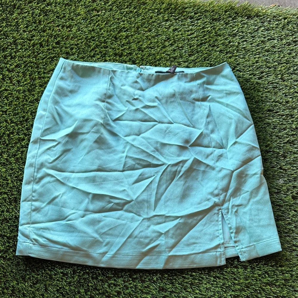 Forever 21 Light Blue Mini Skirt